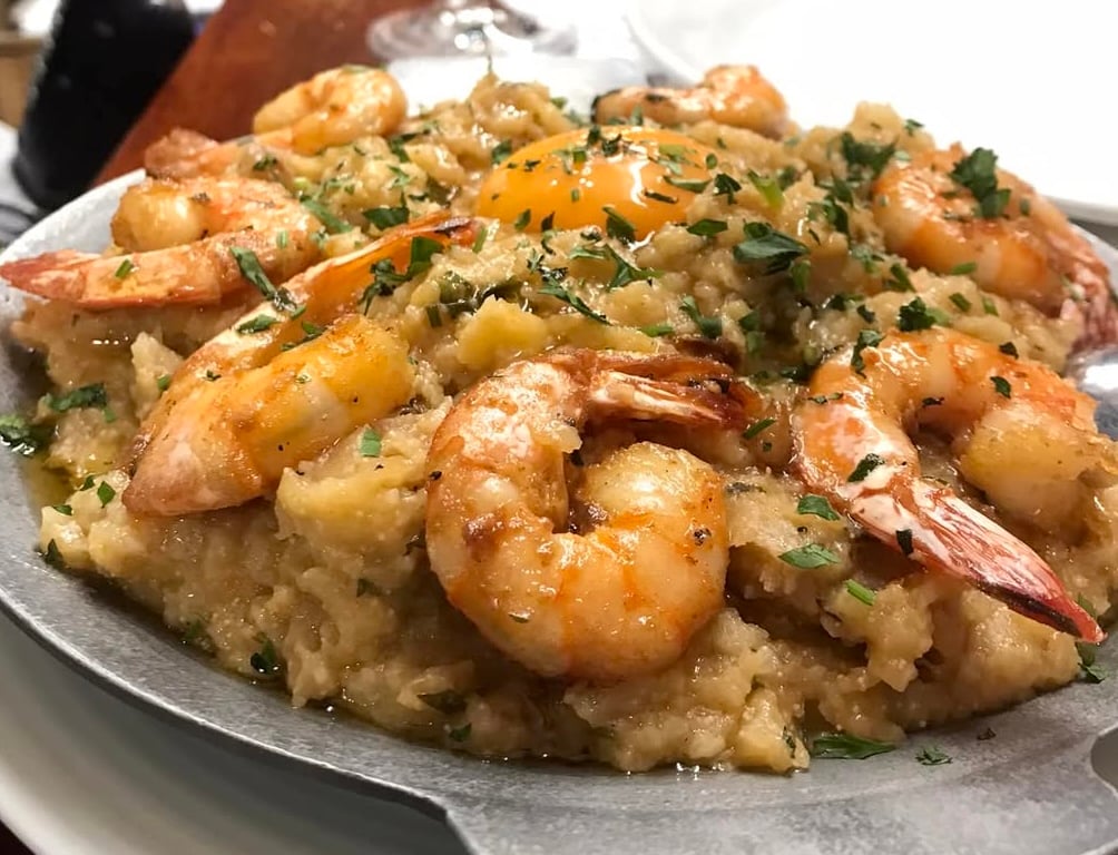 Açorda de Ovas com Gambas caseira e cheia de sabor (perfeita para os amantes do marisco!)